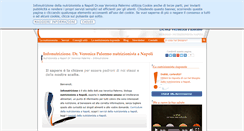 Desktop Screenshot of infonutrizione.it
